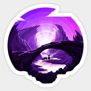 Purple Violet Sticker